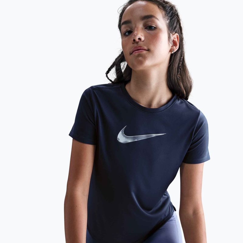 Koszulka treningowa dziecięca Nike One Classic midnight navy/midnight navy 4
