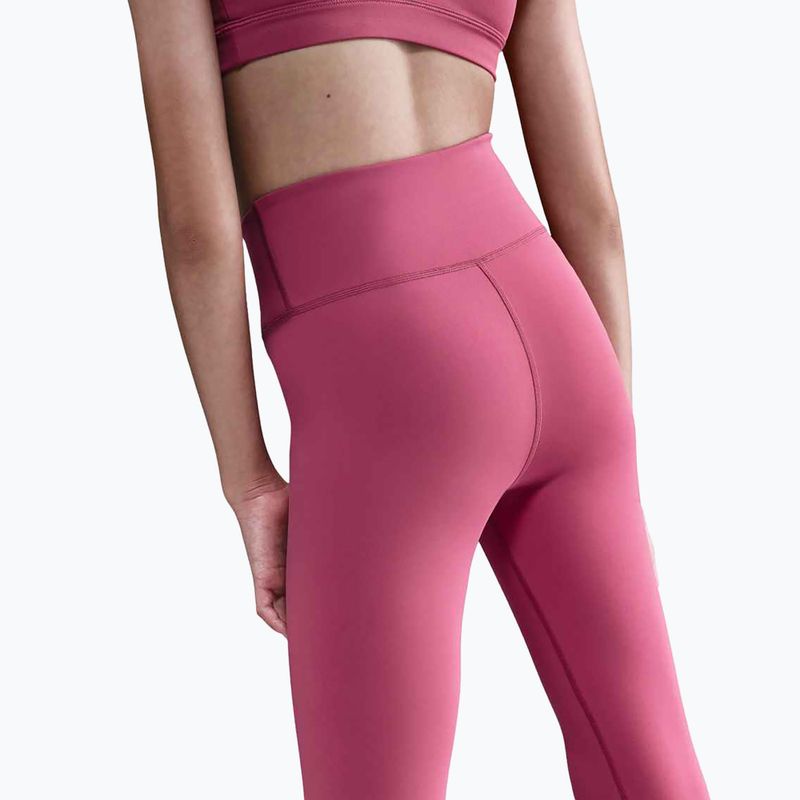 Legginsy dziecięce Nike One Dri-Fit High-Waisted sweet beet/white 4