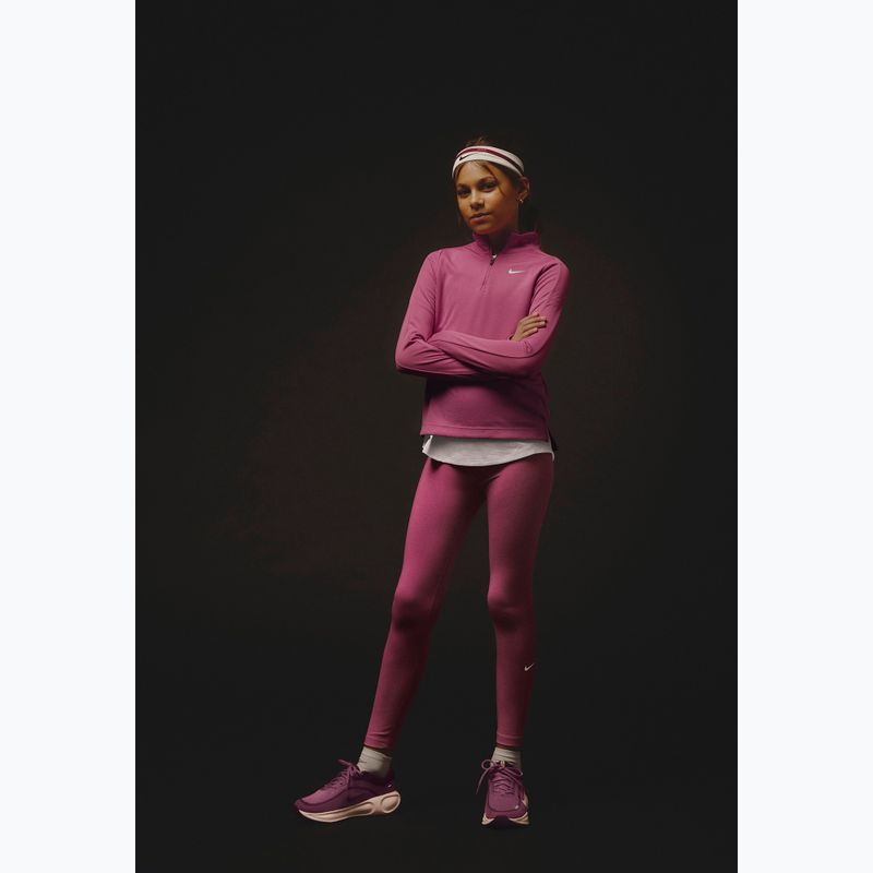 Legginsy dziecięce Nike One Dri-Fit High-Waisted sweet beet/white 7