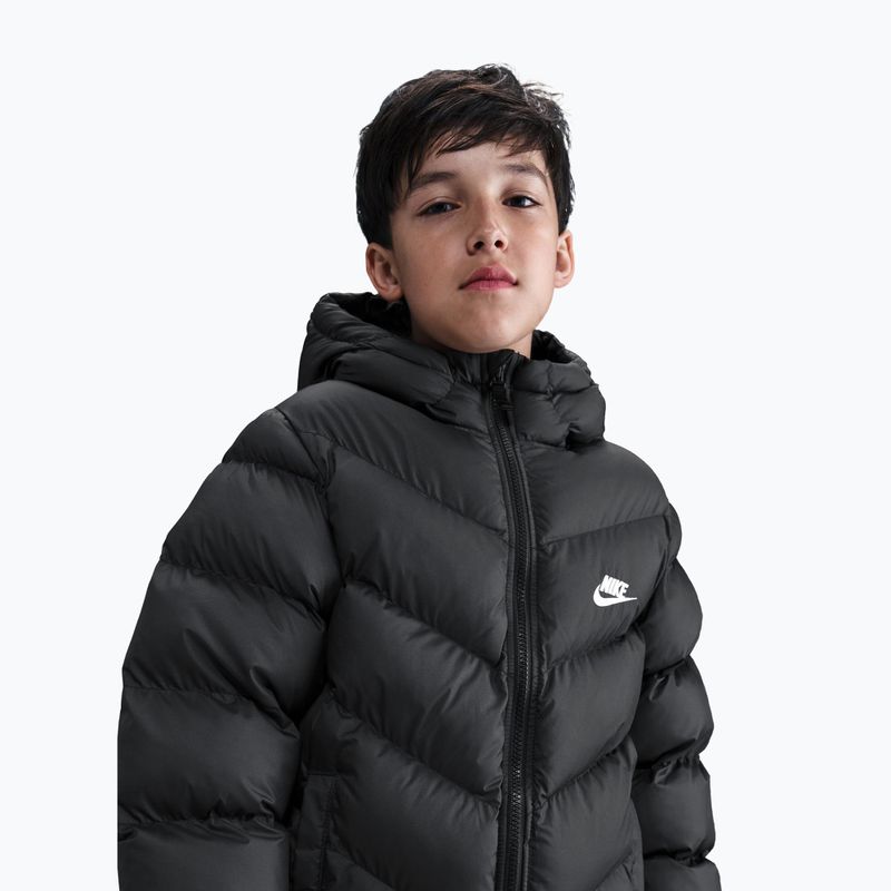 Kurtka ocieplana dziecięca Nike Sportswear All Day Play black/white 6