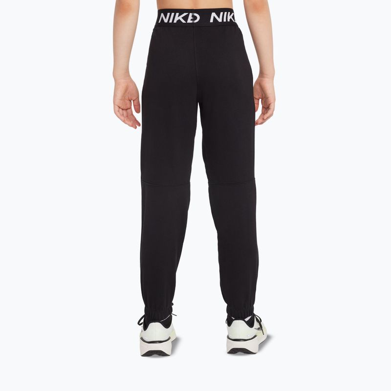 Spodnie dziecięce Nike Pro Fleece black/black/black/white 3