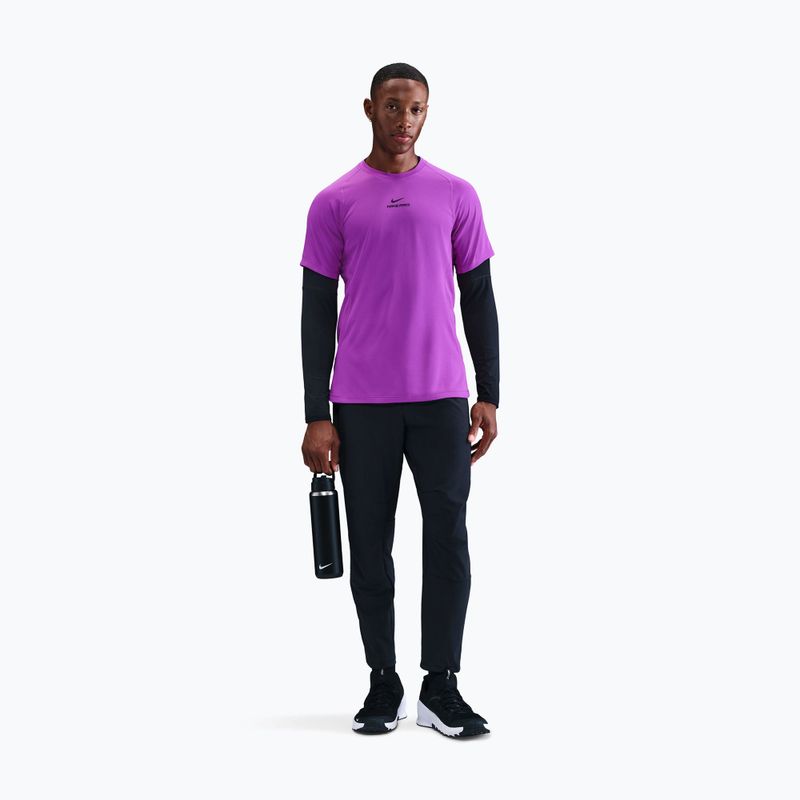 Koszulka treningowa męska Nike Pro Training Dri-Fit vivid purple/black 2