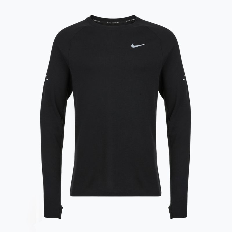 Longsleeve do biegania męski Nike Stride Dri-Fit Waffle Crew black 7