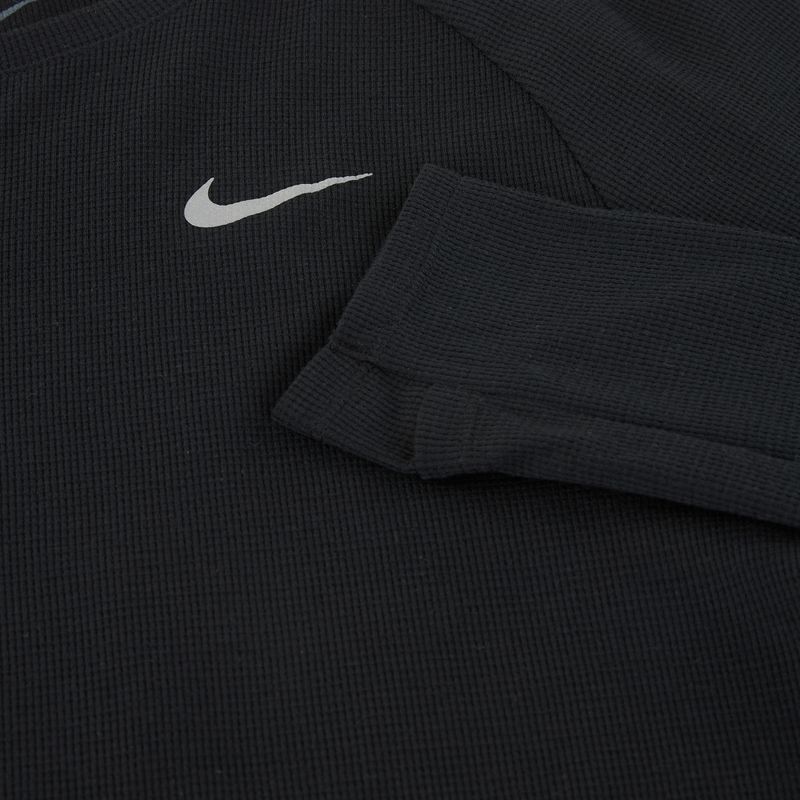 Longsleeve do biegania męski Nike Stride Dri-Fit Waffle Crew black 10