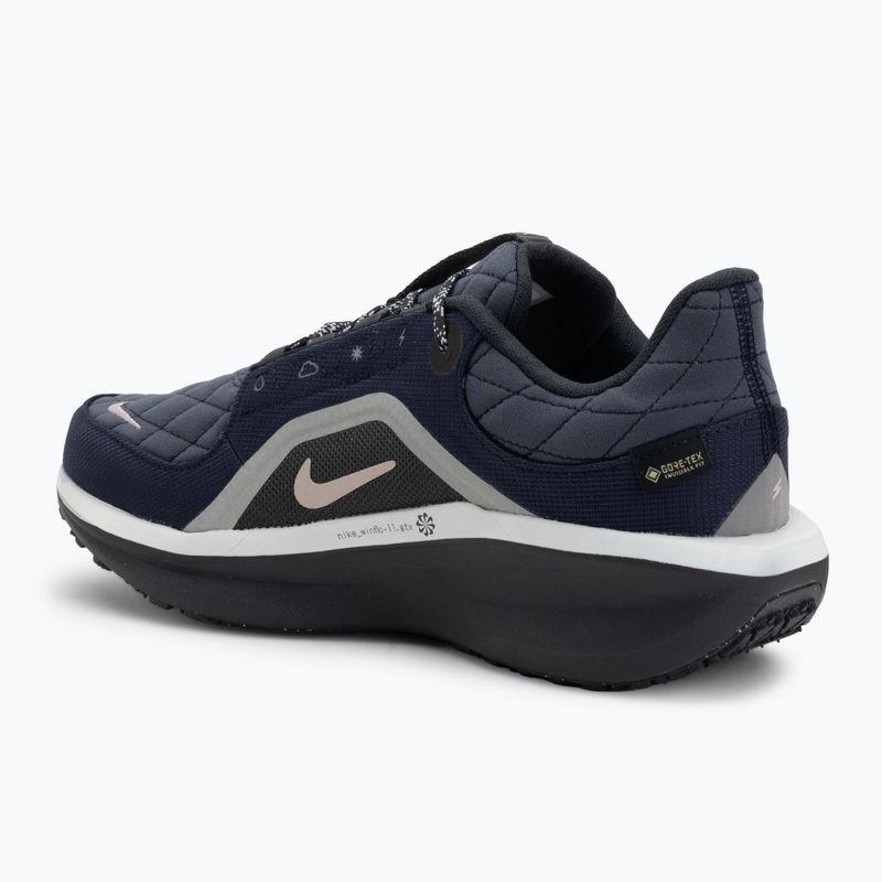 Buty do biegania damskie Nike Winflo 11 GORE-TEX dark obsidian/anthracite/silt red 3