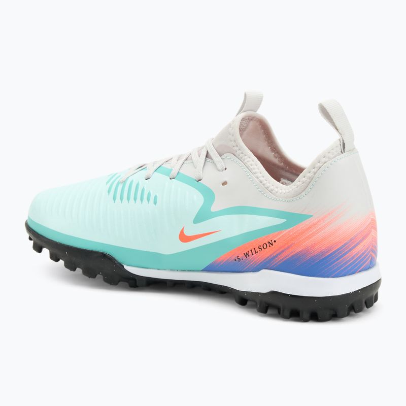 Buty piłkarskie dziecięce Nike United Phantom 6 Low Academy Jr TF pistachio frost/hyper orange 3