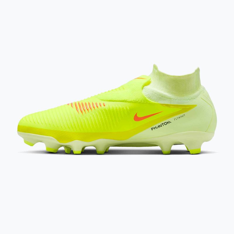 Buty piłkarskie męskie Nike Phantom 6 High Pro FG hyper crimson/limelight/black 2
