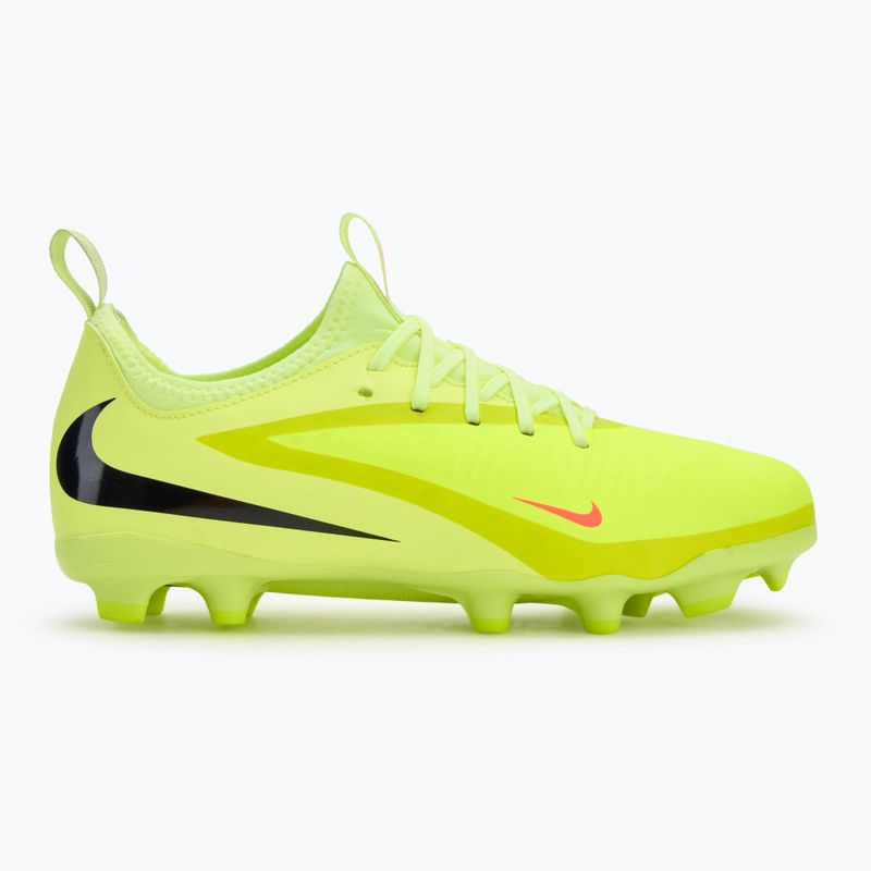 Buty piłkarskie dziecięce Nike Phantom 6 Low Academy FG/MG Jr hyper crimson/limelight/black 2