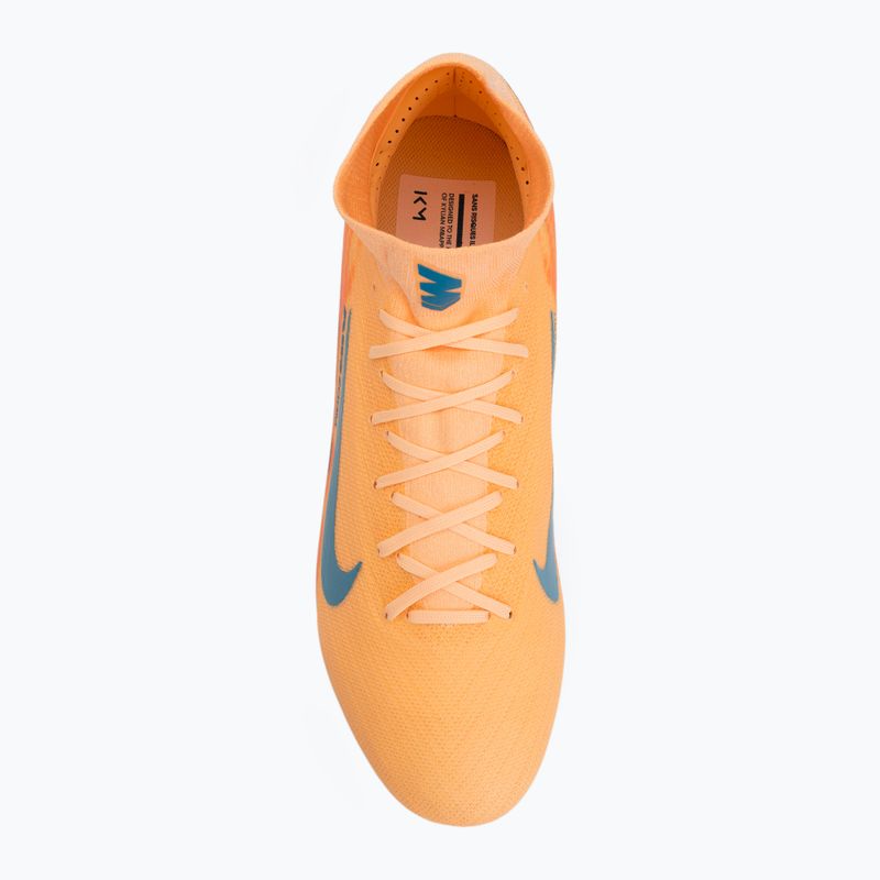 Buty piłkarskie męskie Nike Mercurial Superfly 10 Pro Kylian Mbappe FG melon tint/igloo 5