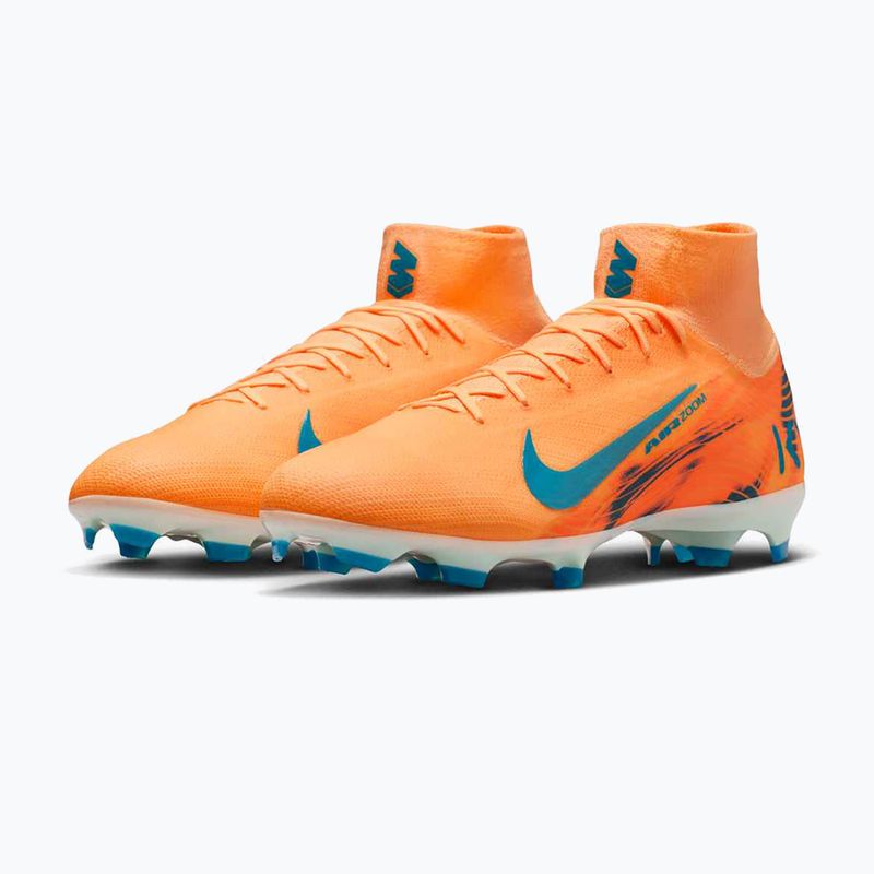 Buty piłkarskie męskie Nike Mercurial Superfly 10 Pro Kylian Mbappe FG melon tint/igloo 10