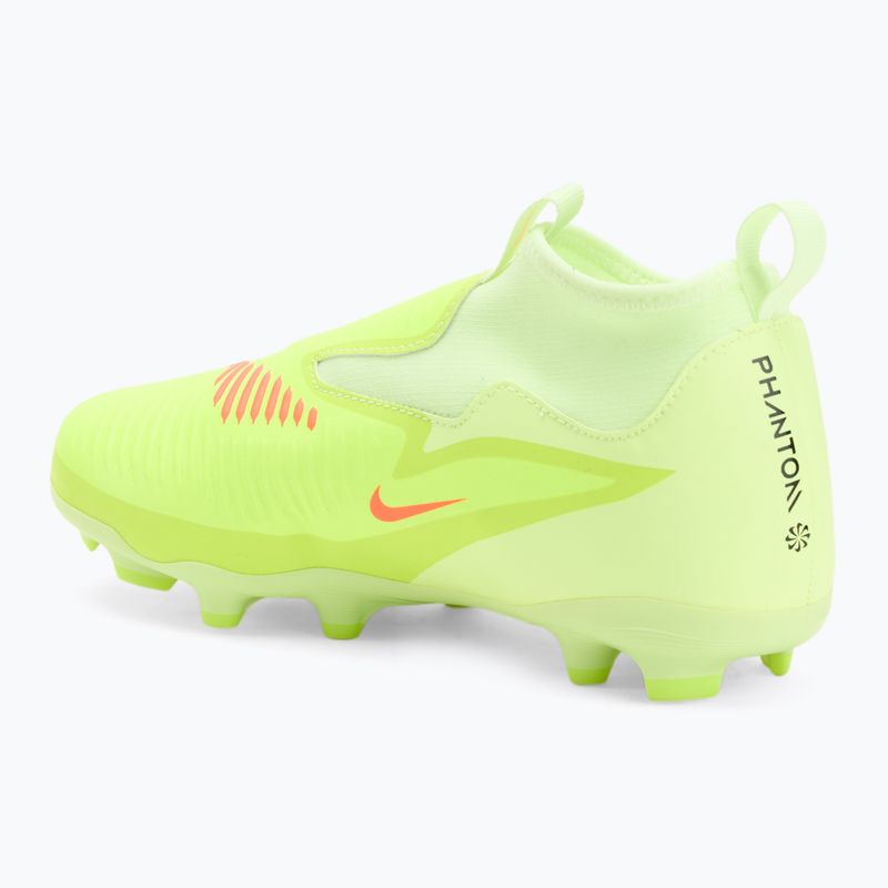 Buty piłkarskie dziecięce Nike Jr. Phantom 6 High Academy FG/MG hyper crimson/limelight/black 3