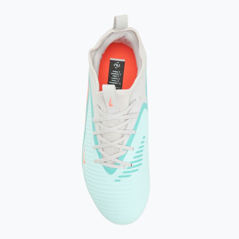 Buty piłkarskie męskie Nike United Phantom 6 Low Academy Jr FG/MG pistachio frost/hyper orange 5