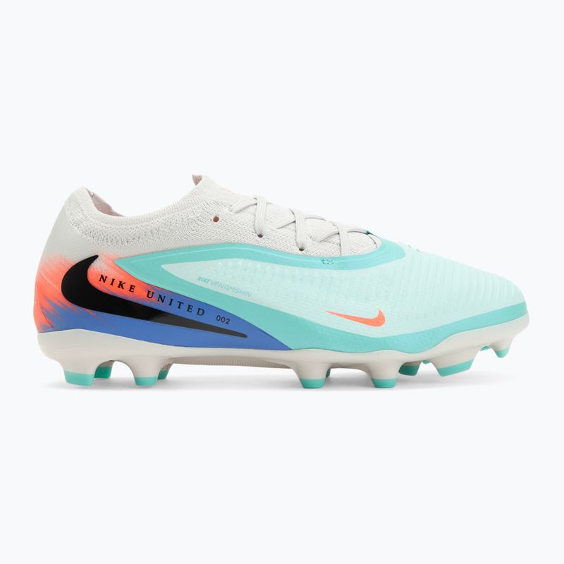 Buty piłkarskie męskie Nike United Phantom 6 Low Pro Jr FG/MG pistachio frost/hyper orange 2