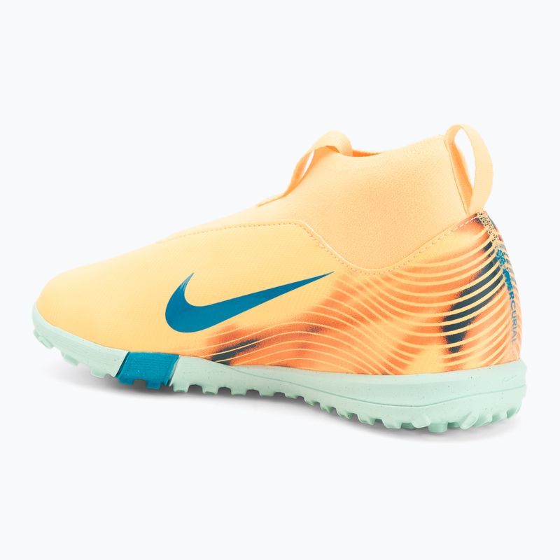 Buty piłkarskie dziecięce Nike Mercurial Superfly 10 Academy Kylian Mbappé Jr TF melon tint/igloo 3
