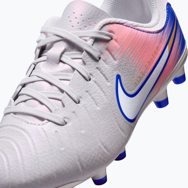 Buty piłkarskie dziecięce Nike United Tiempo Legend 10 Academy Jr FG/MG vast grey/racer blue 7