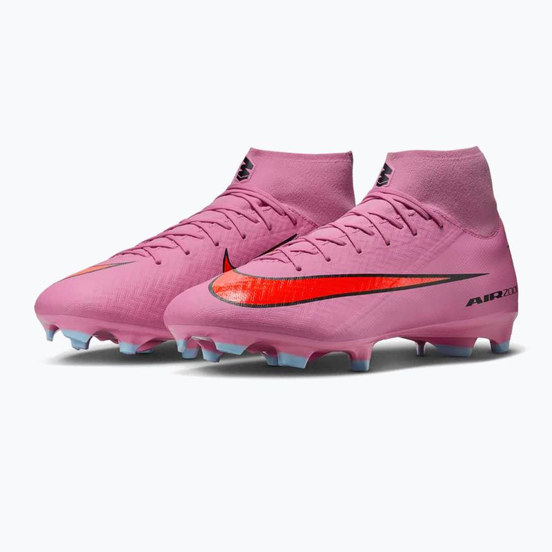 Buty piłkarskie męskie Nike Mercurial Superfly 10 Academy MG magic flamingo/black/total crimson 3