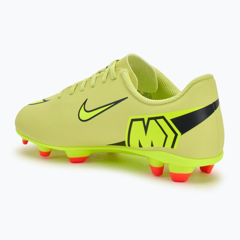 Buty piłkarskie dziecięce Nike Mercurial Vapor 16 Club FG/MG limelight/hyper crimson/volt 3