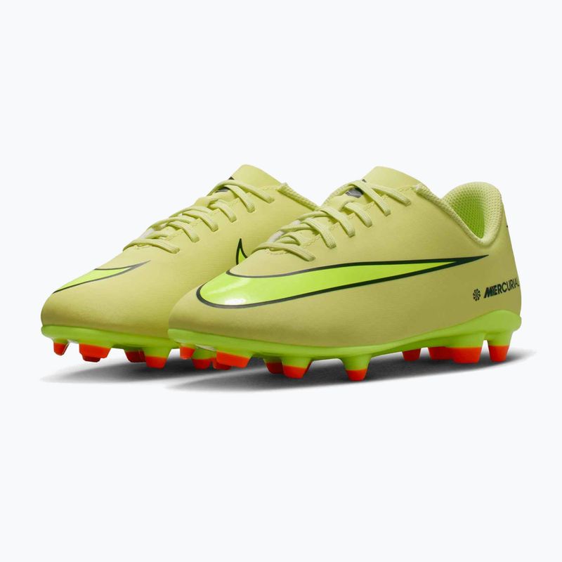 Buty piłkarskie dziecięce Nike Mercurial Vapor 16 Club FG/MG limelight/hyper crimson/volt 3