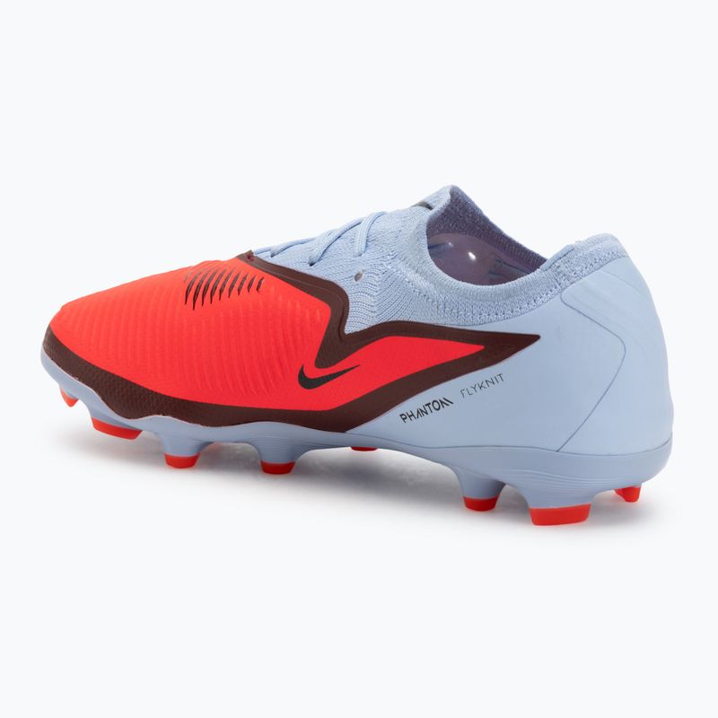 Buty piłkarskie dziecięce Nike Phantom 6 Low Pro FG/MG royal tint/bright crimson/black 3