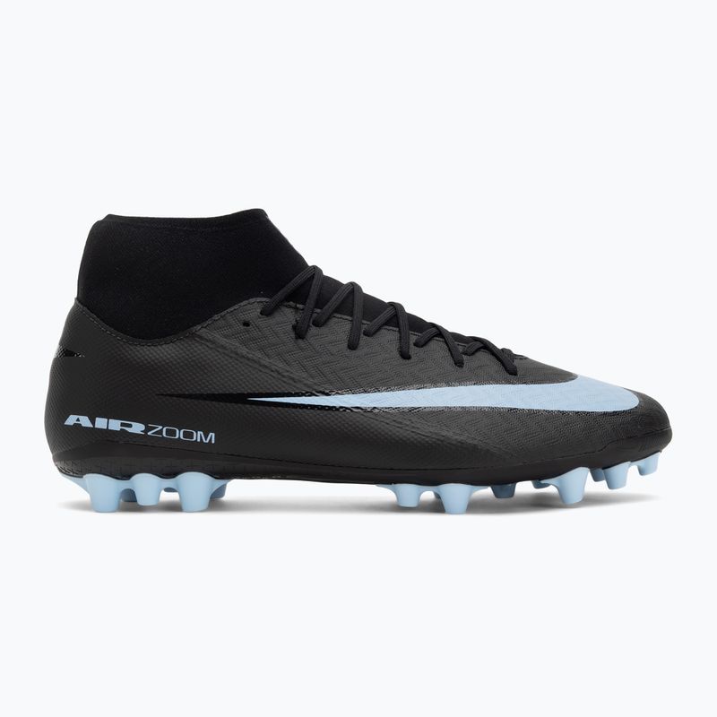 Buty piłkarskie męskie Nike Mercurial Superfly 10 Academy AG black/ice blue 2