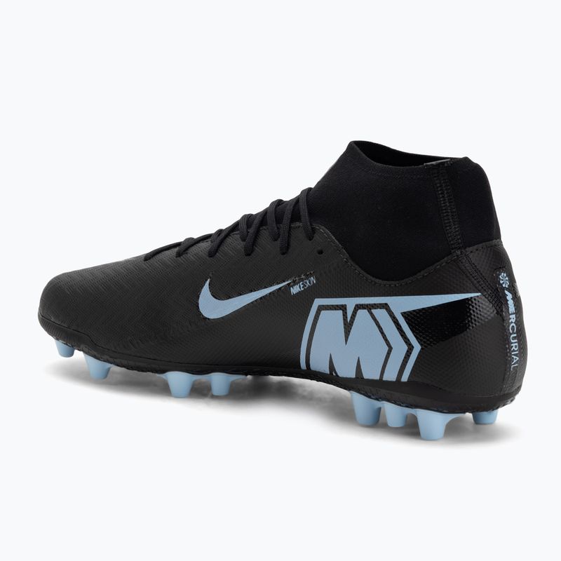 Buty piłkarskie męskie Nike Mercurial Superfly 10 Academy AG black/ice blue 3