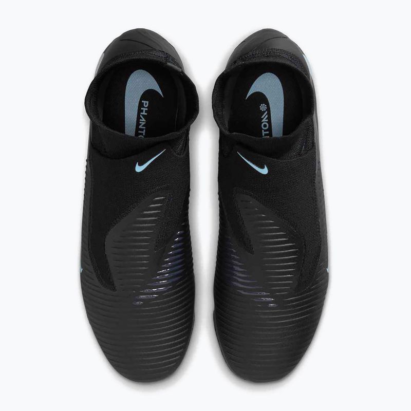 Buty piłkarskie męskie Nike Phantom 6 High Pro FG black/black 8