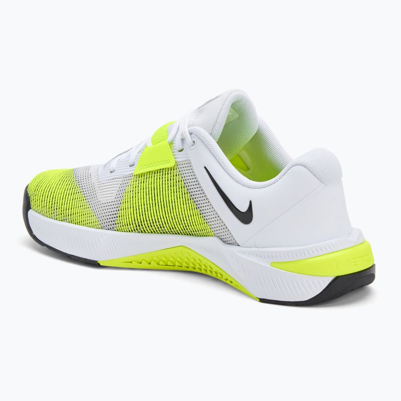 Buty do podnoszenia ciężarów męskie Nike Metcon 10 white/volt/black 3