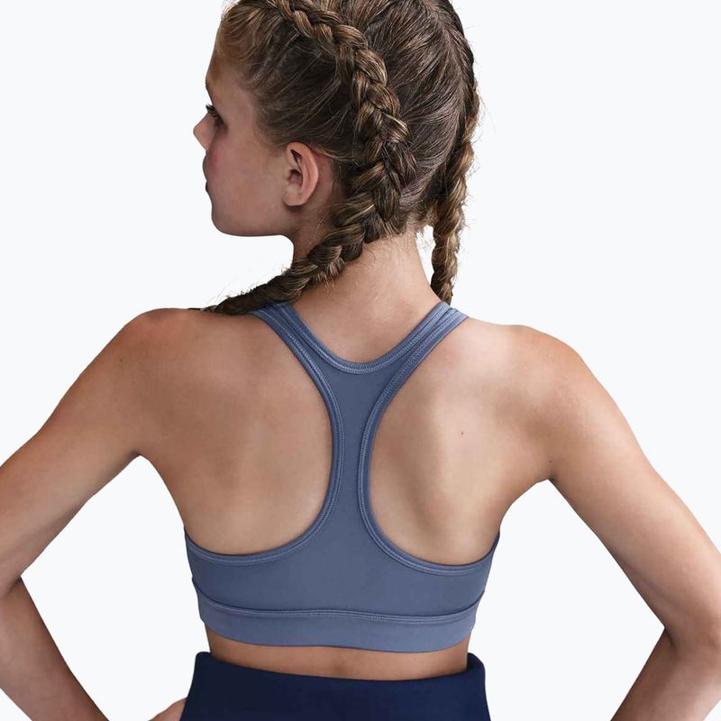 Biustonosz treningowy dziecięcy Nike Swoosh world indigo/white 4