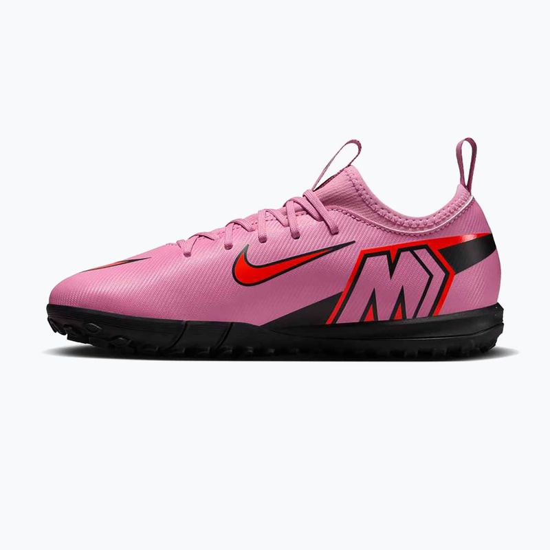 Buty piłkarskie dziecięce Nike Mercurial Vapor 16 Academy TF magic flamingo/black/total crimson 2