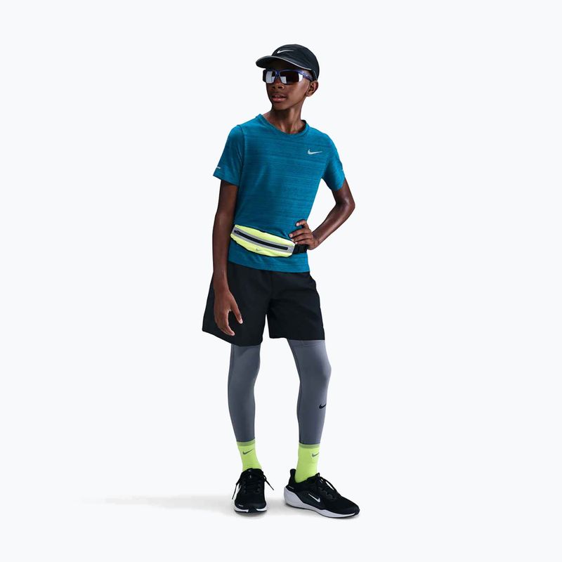 Koszulka treningowa dziecięca Nike Dri-Fit Miler green abyss/green abyss 2