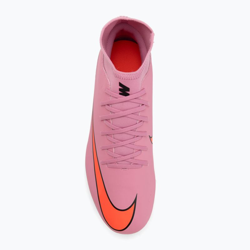 Buty piłkarskie męskie Nike Mercurial Superfly 10 Club FG/MG magic flamingo/black/total crimson 5