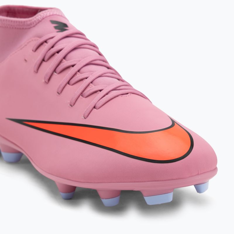 Buty piłkarskie męskie Nike Mercurial Superfly 10 Club FG/MG magic flamingo/black/total crimson 7