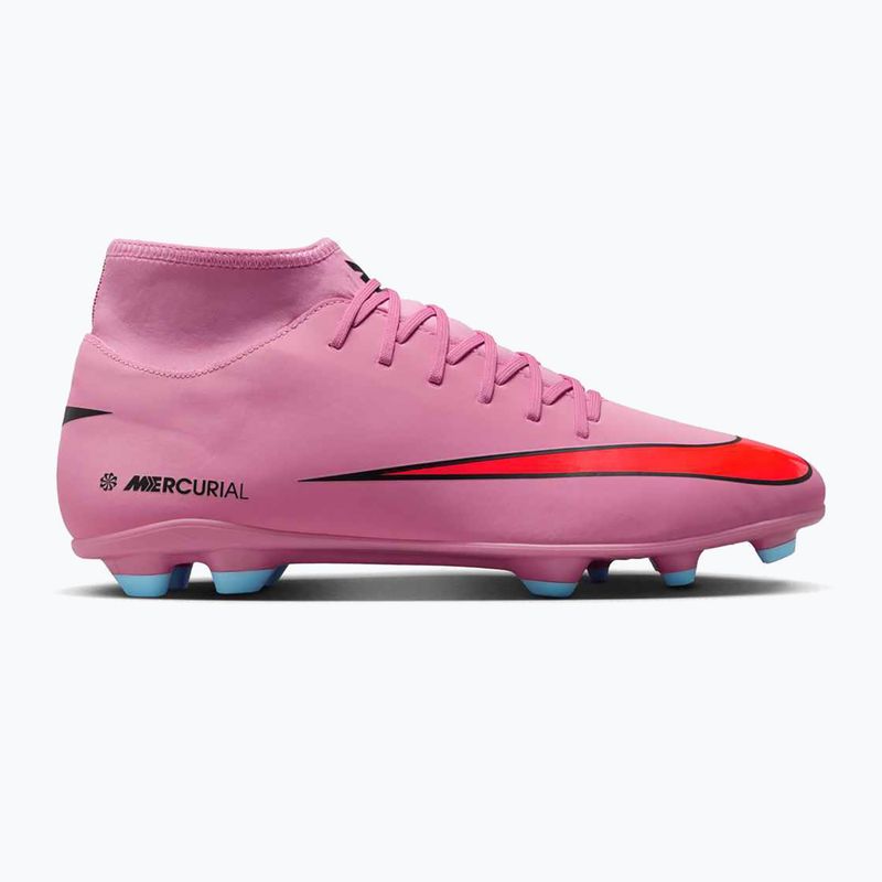 Buty piłkarskie męskie Nike Mercurial Superfly 10 Club FG/MG magic flamingo/black/total crimson 8