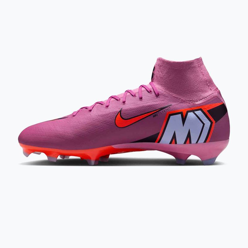 Buty piłkarskie męskie Nike Mercurial Superfly 10 Pro FG magic flamingo/black/total crimson 2