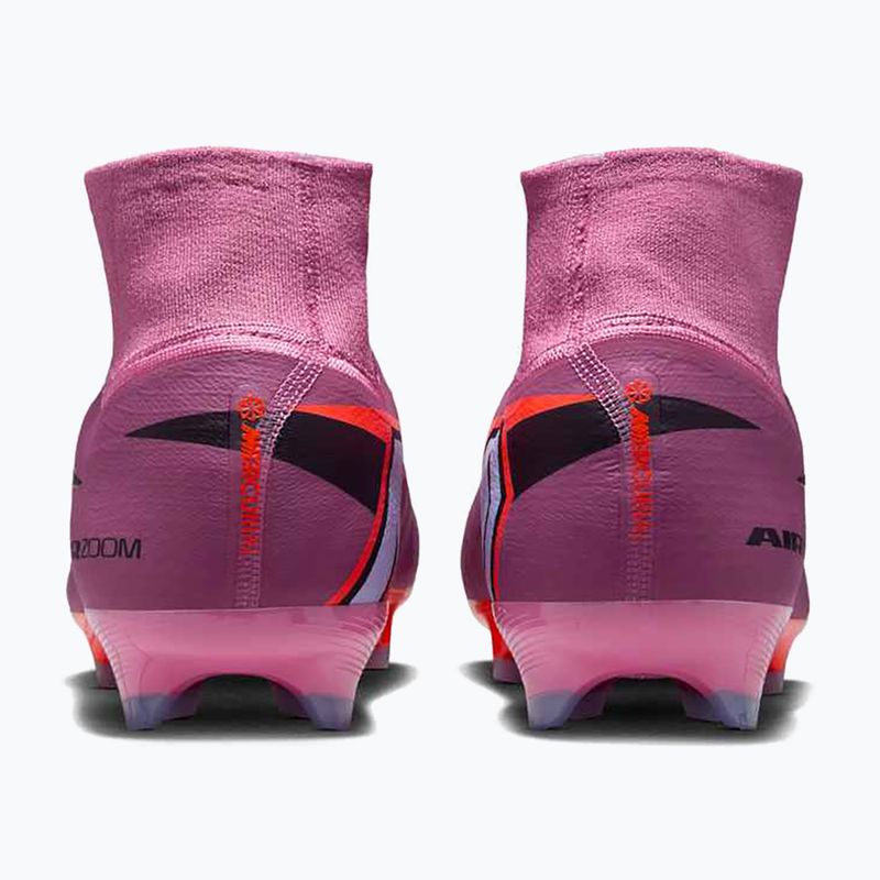 Buty piłkarskie męskie Nike Mercurial Superfly 10 Pro FG magic flamingo/black/total crimson 4