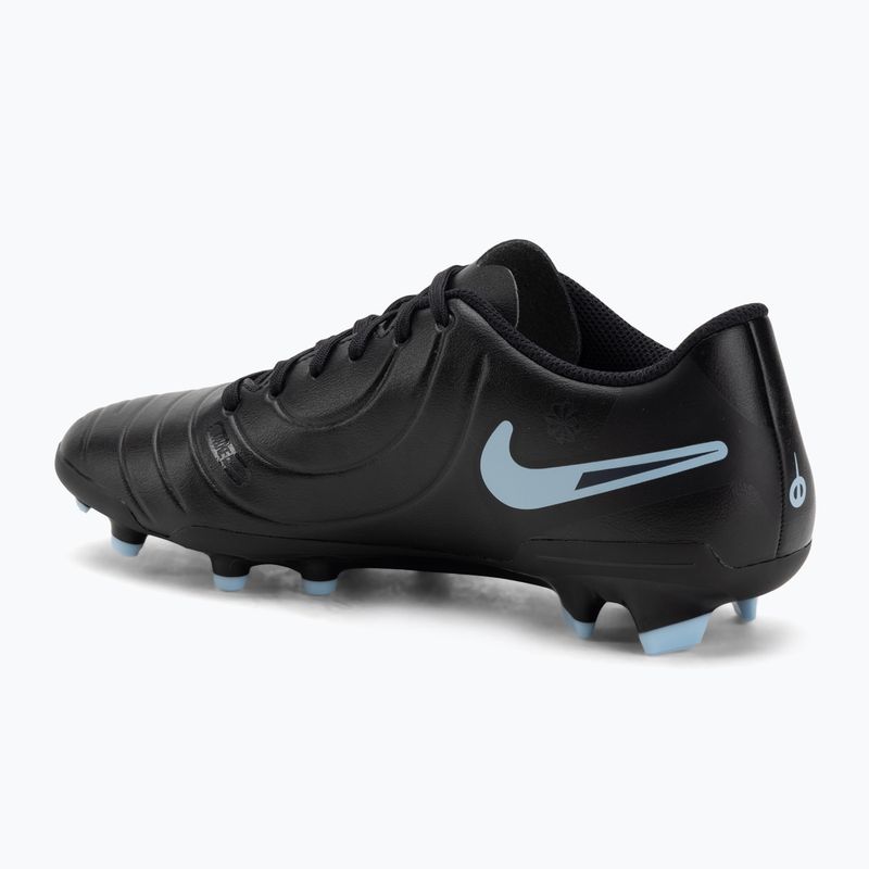 Buty piłkarskie męskie Nike Tiempo Legend 10 Club FG/MG black/black 3