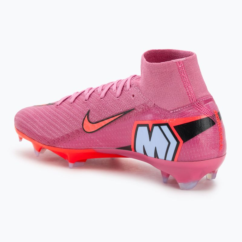 Buty piłkarskie męskie Nike Mercurial Superfly 10 Elite FG magic flamingo/black/total crimson 3