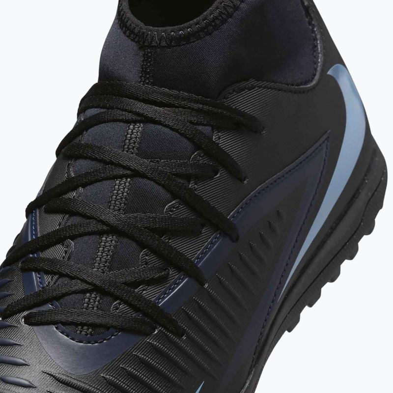 Buty piłkarskie męskie Nike Phantom 6 High Club TF black/black 8