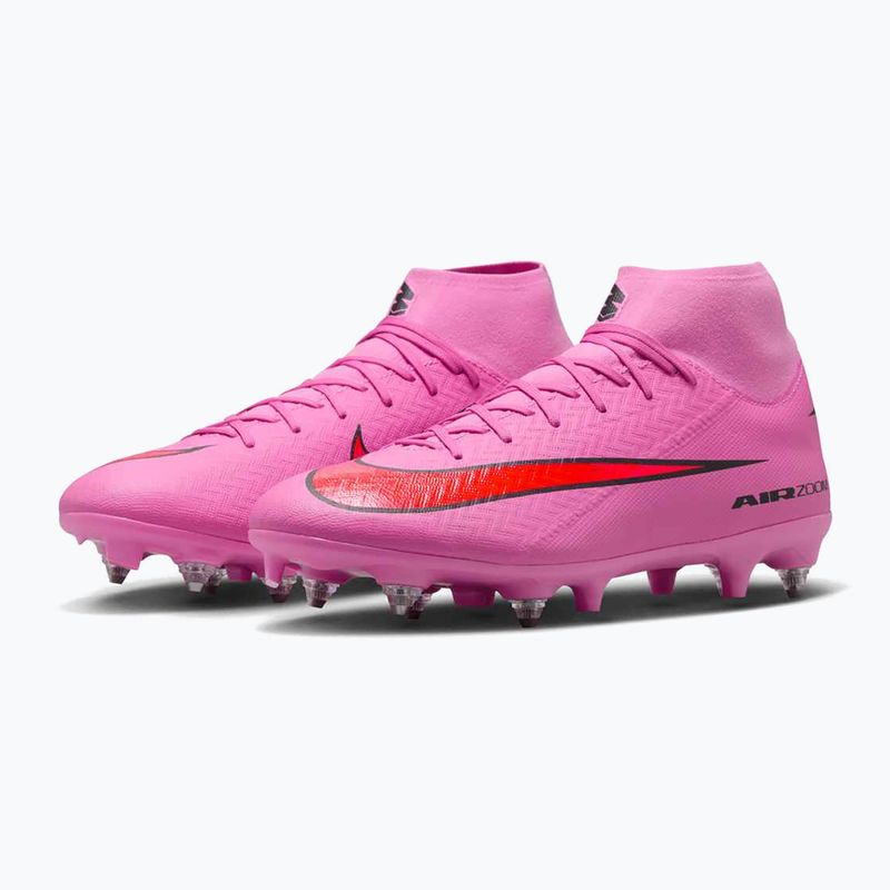 Buty piłkarskie męskie Nike Mercurial Superfly 10 Academy SG-Pro magic flamingo/black/total crimson 10