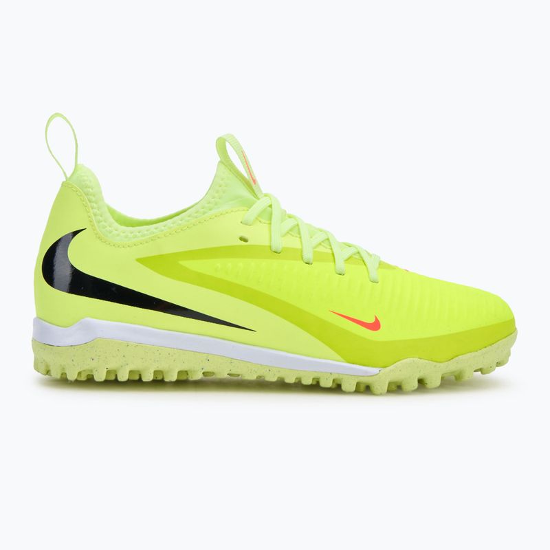Buty piłkarskie dziecięce Nike Jr. Phantom 6 Low Academy TF hyper crimson/life lime/black 2