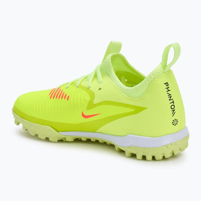 Buty piłkarskie dziecięce Nike Jr. Phantom 6 Low Academy TF hyper crimson/life lime/black 3