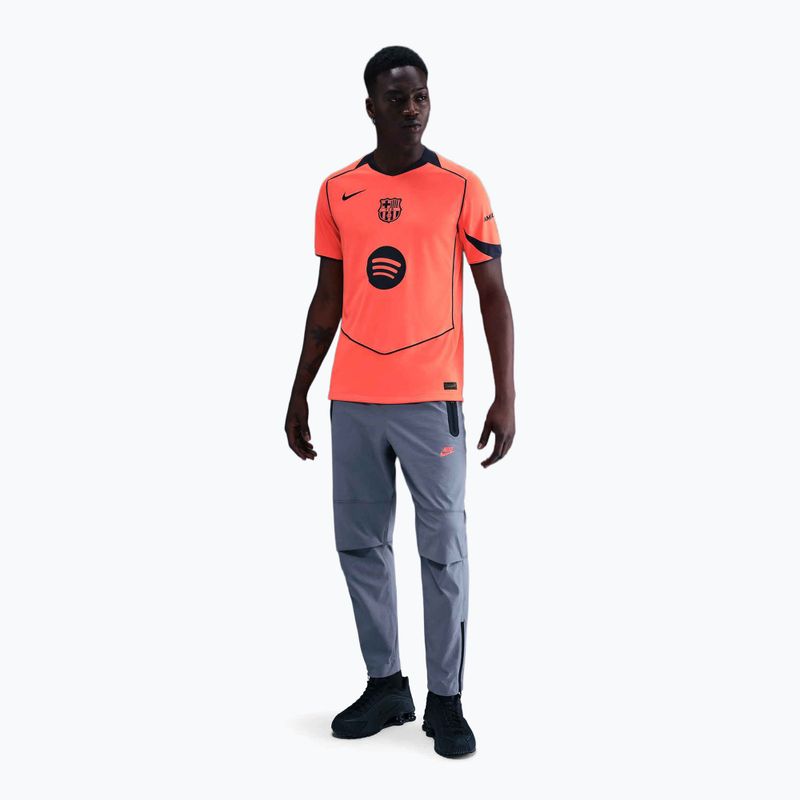 Koszulka piłkarska męska Nike FC Barcelona 2025/26 Stadium Third bright mango/midnight navy/midnight navy 2