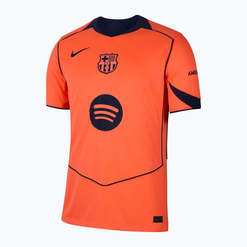 Koszulka piłkarska męska Nike FC Barcelona 2025/26 Stadium Third bright mango/midnight navy/midnight navy 7