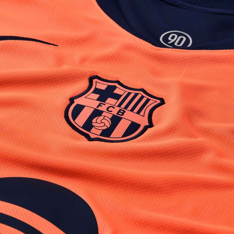 Koszulka piłkarska męska Nike FC Barcelona 2025/26 Stadium Third bright mango/midnight navy/midnight navy 9