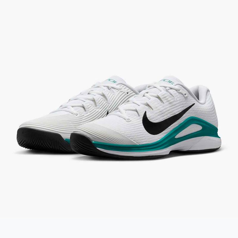 Buty do tenisa męskie Nike Vapor 12 white/black/radiant emerald 10