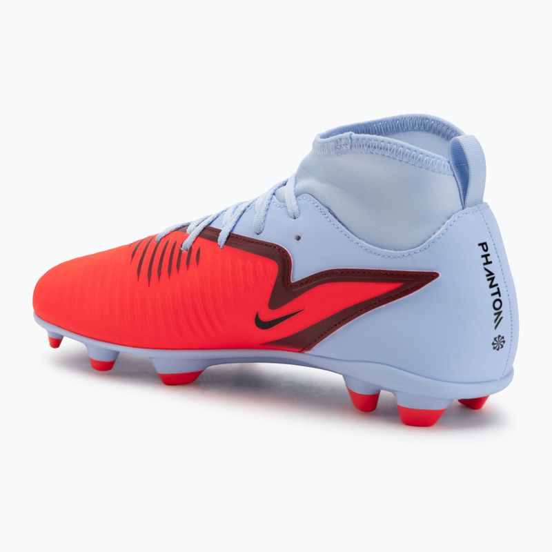 Buty piłkarskie męskie Nike Phantom 6 High Club FG/MG royal tint/bright crimson 3