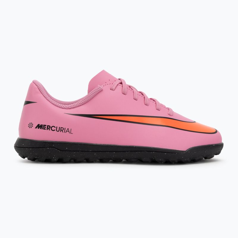 Buty piłkarskie dziecięce Nike Mercurial Vapor 16 Club TF magic flamingo/black/total crimson 2