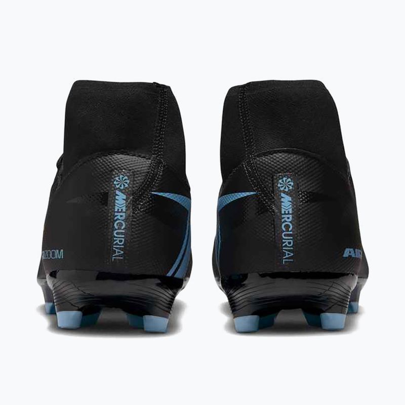 Buty piłkarskie męskie Nike Mercurial Superfly 10 Academy MG black/ice blue 4