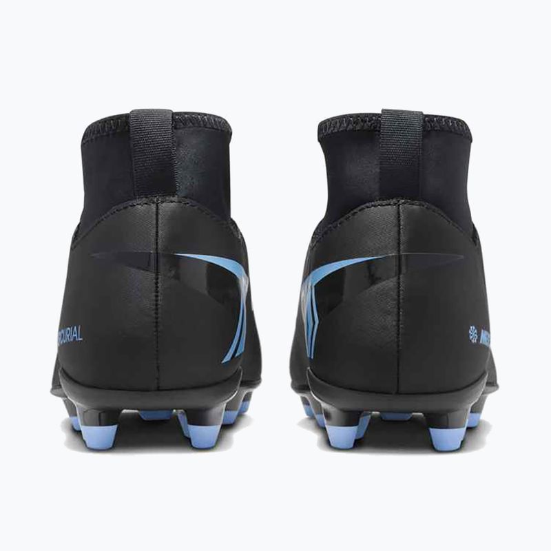 Buty piłkarskie dziecięce Nike Mercurial Superfly 10 Club FG/MG black/ice blue 11