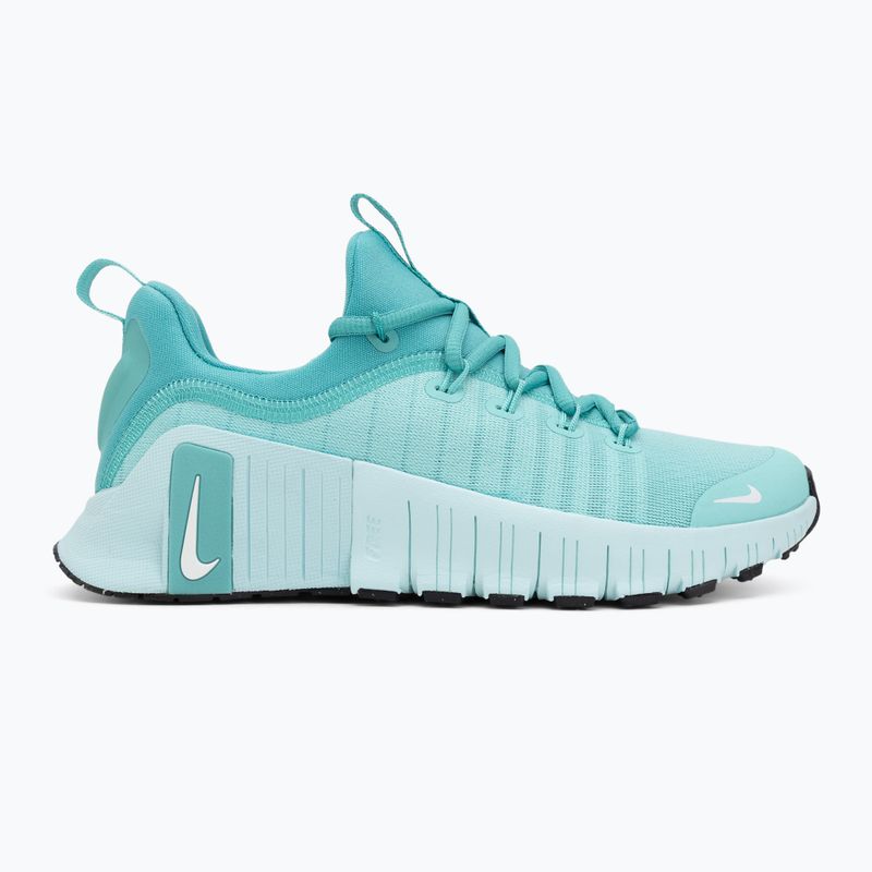 Buty treningowe damskie Nike Free Metcon 6 bleached turquoise/washed teal/teal tint/white 2